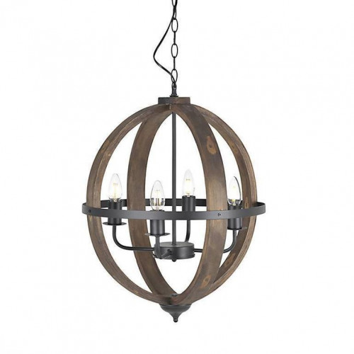 люстра на 4 рожка коричневого цвета в Нальчике