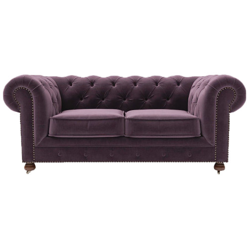 диван chesterfield lux двухместный прямой фиолетовый в Нальчике