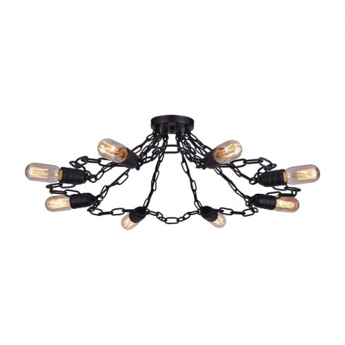 потолочная люстра arte lamp a9344pl-8bk в Нальчике