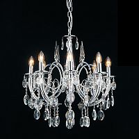 люстра md103908-8a от illuminati прозрачная/ хром в Нальчике