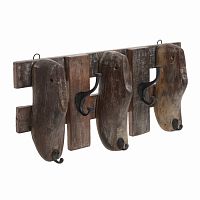 вешалка настенная, 5 крючков коричневого цвета в Нальчике