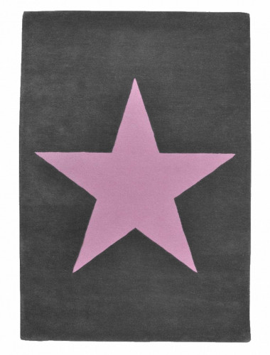 ковер wool star темно-серый-розовый в Нальчике