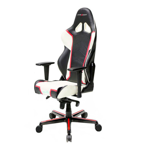 кресло геймерское dxracer racing черно-бело-красное в Нальчике