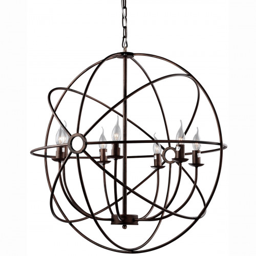 люстра foucault's orb crystal nude коричневая в Нальчике