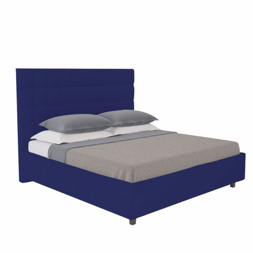 кровать двуспальная 180х200 синяя shining modern в Нальчике