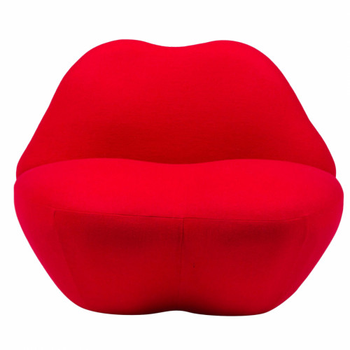 кресло губы heller kiss красный кашемир в Нальчике