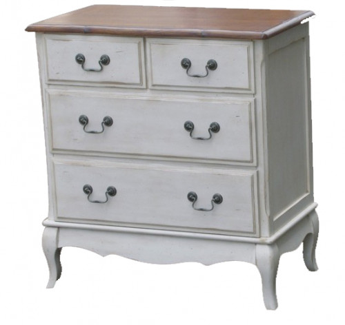 комод квадратный mobilier de maison белый, коричневый в Нальчике