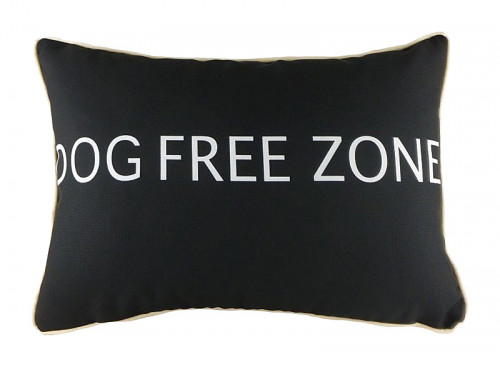 подушка с надписью dog free zone в Нальчике
