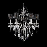 люстра md92721-6a от illuminati прозрачная/черная/ хром в Нальчике