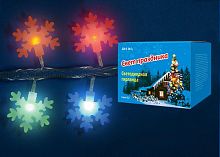 светодиодная гирлянда «снежинки-3» 700см (07936) uniel uld-s0700-050/dta multi ip20 snowflakes-3 в Нальчике
