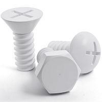 набор вешалок screw 3 шт. белый в Нальчике