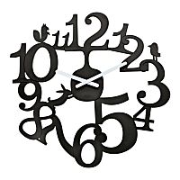 часы настенные pip, чёрные в Нальчике