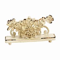 подставка для визиток pewter flower белая в Нальчике