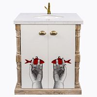 тумба с раковиной океан снег fornasetti в Нальчике