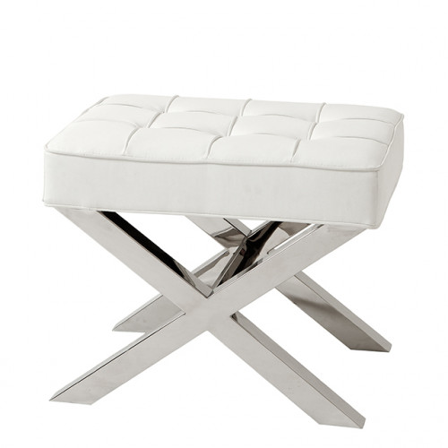 табуретка beekman place от eichholtz белый, хром в Нальчике