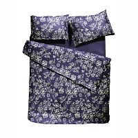 комплект постельного белья decoflux сатин 1.5 спальный peony indigo в Нальчике