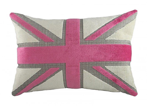 подушка с британским флагом pink velvet в Нальчике