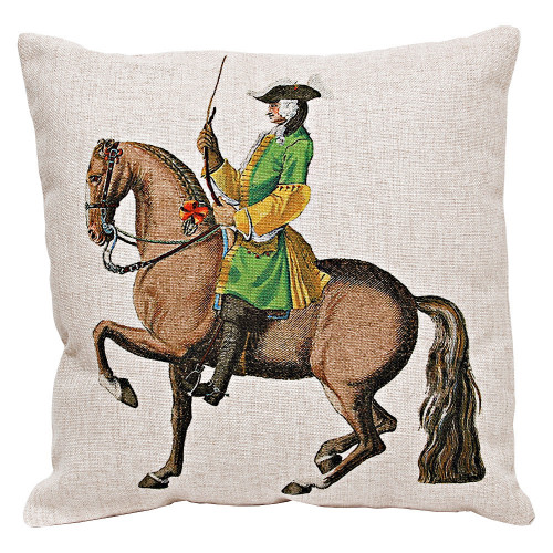 декоративная подушка «верховая езда, урок № 12» в Нальчике