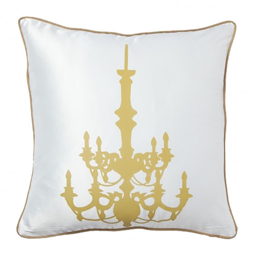 подушка с золотым канделябром chandelier white в Нальчике