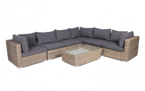 оттоманка лунго с подушкой коричневая в Нальчике