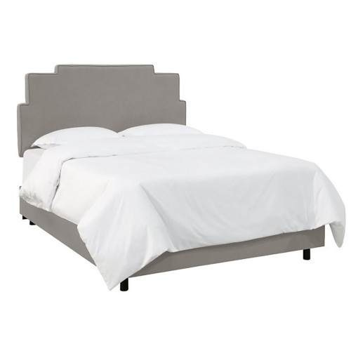 кровать двуспальная 180х200 серая paxton gray linen в Нальчике