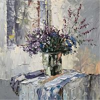 картина маслом сине-фиолетовый в Нальчике