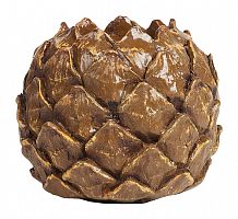 подсвечник рождественский коричневый в виде шишки christmas small, 8 см в Нальчике