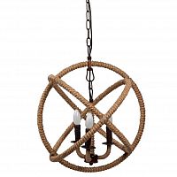 люстра foucault's orb rustic iron бежевая, коричневая в Нальчике