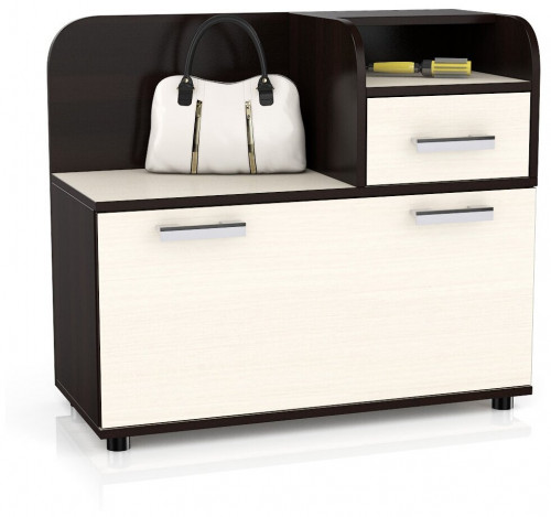 тумба для обуви пэ пять 800, цвет венге/дуб в Нальчике