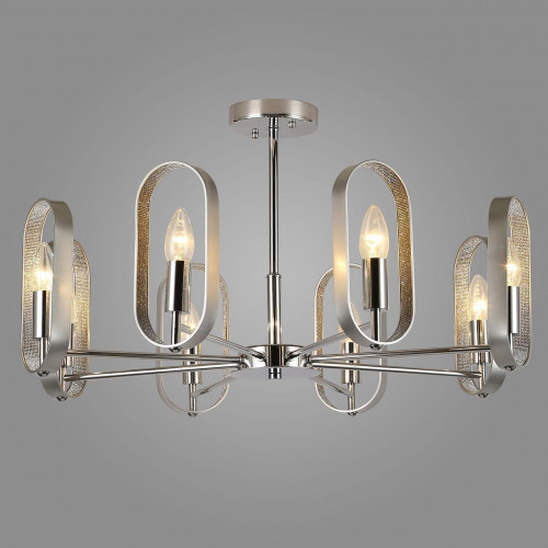 потолочная люстра eurosvet maglia 60077/8 хром в Нальчике