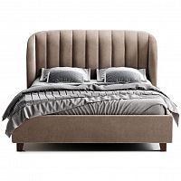 кровать двуспальная 180х200 бежево-розовая tulip в Нальчике