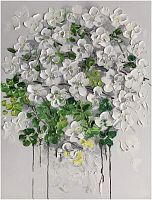 картина маслом белая орхидея 90*120 см. в Нальчике