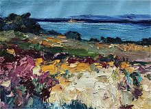 картина маслом двое в лодке в Нальчике