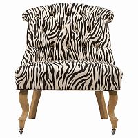 кресло amelie french country chair черно-белое в Нальчике