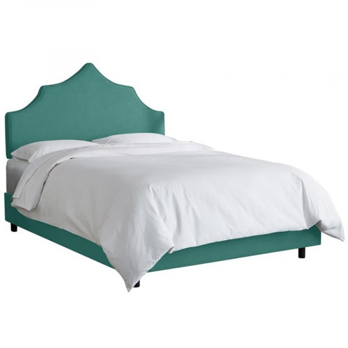 кровать двуспальная 160х200 бирюзовая camille light teal в Нальчике