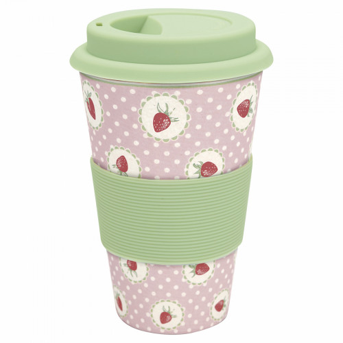 кружка на вынос strawberry pale pink в Нальчике