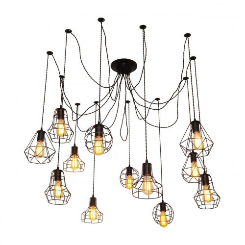 подвесная люстра arte lamp a4051sp-12bk в Нальчике