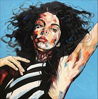 картина маслом озеро в Нальчике