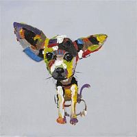 картина маслом собака слушает в Нальчике