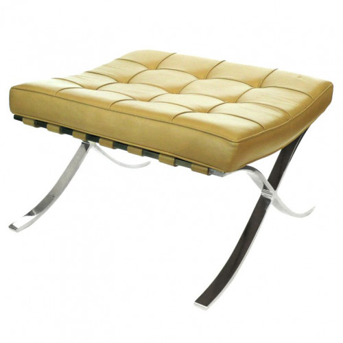 оттоманка barcelona кожа класса премиум лимонная в Нальчике