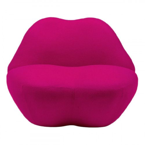 кресло губы heller kiss малиновый кашемир в Нальчике