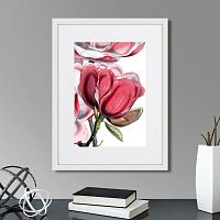 картина: himalaya plants pink-flower on white i, 1869г. в Нальчике