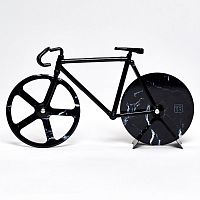 нож для пиццы из нержавеющей стали the fixie, черный мрамор в Нальчике