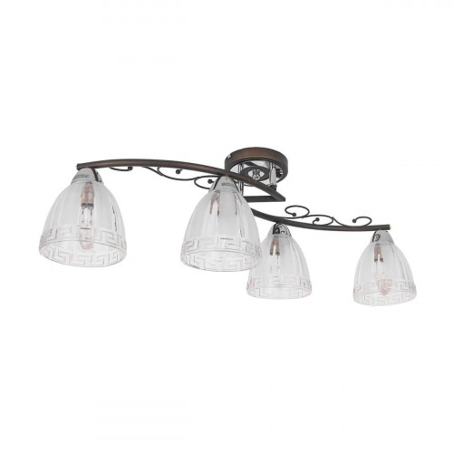потолочная люстра idlamp nield 232/4pf-blackchrome в Нальчике