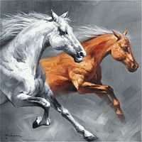 картина маслом рысаки в Нальчике