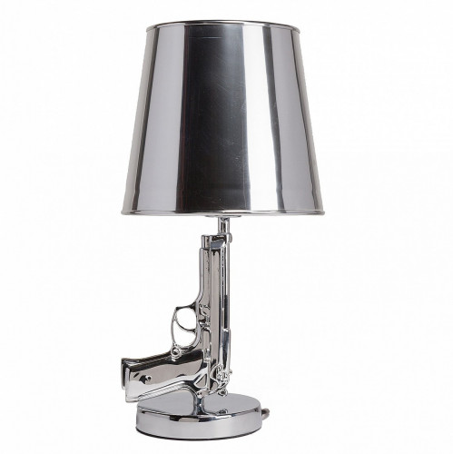 настольная лампа flos - bedside gun silver в Нальчике