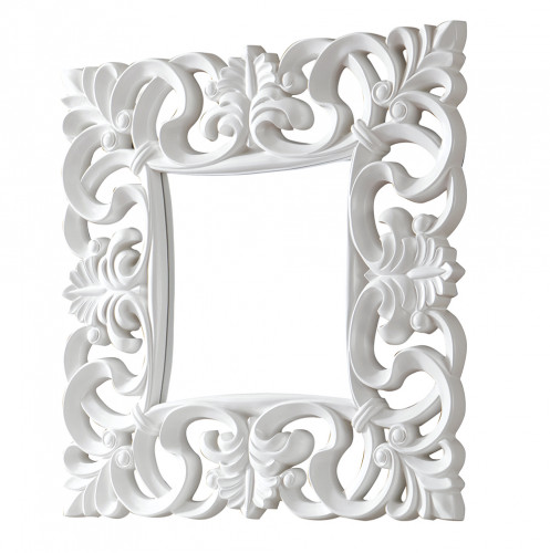 зеркало белое квадратное в резной раме regalo в Нальчике