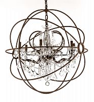 люстра foucault's orb crystal d75 антик (темная) коричневая в Нальчике