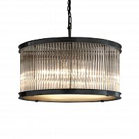 люстра essex crystal 68 черное основание, прозрачное стекло черное основание, прозрачное стекло в Нальчике