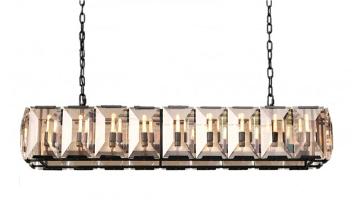 люстра harlow l130 черное основание, прозрачное стекло в Нальчике